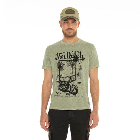 Von Dutch Socal t-shirt olive VON DUTCH MOTOVEIKALS 21