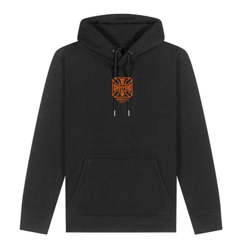 WCC ATX Cross hoodie black/orange WEST COAST CHOPPERS MOTOVEIKALS 21