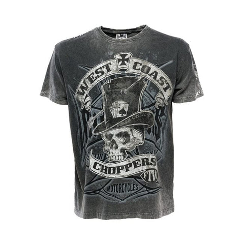 WCC Cash Only T-shirt black WEST COAST CHOPPERS MOTOVEIKALS 21