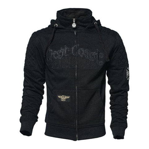 WCC Choppers Por Vida zip hoodie black WEST COAST CHOPPERS MOTOVEIKALS 21