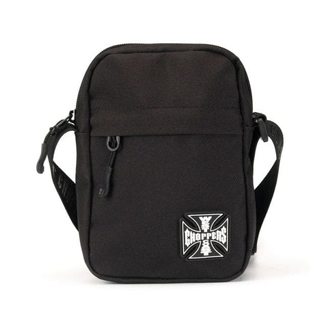 WCC Cross body travel bag black WEST COAST CHOPPERS MOTOVEIKALS 21