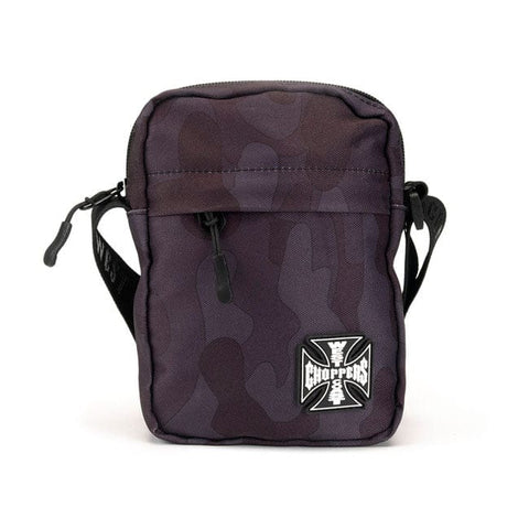 WCC Cross body travel bag grey camo WEST COAST CHOPPERS MOTOVEIKALS 21