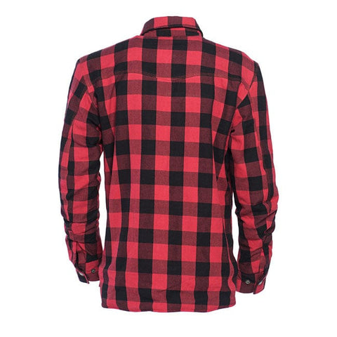 WCC Dominator riding flannel shirt red/black CE appr. WEST COAST CHOPPERS MOTOVEIKALS 21