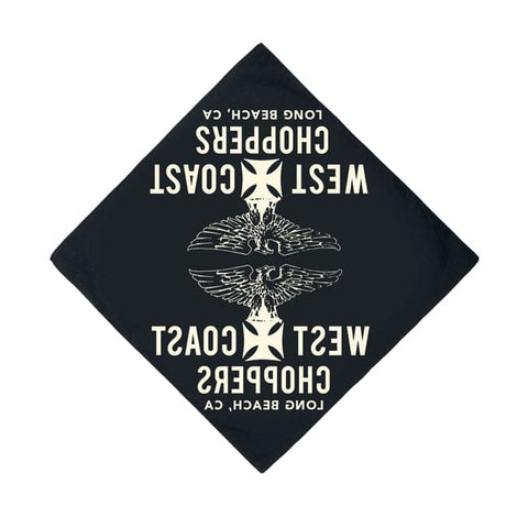 WCC Eagle bandana black WEST COAST CHOPPERS MOTOVEIKALS 21