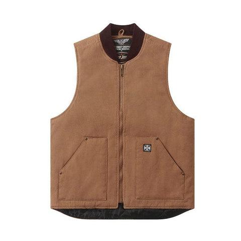 WCC Heavy Duty Work vest frontier brown WEST COAST CHOPPERS MOTOVEIKALS 21