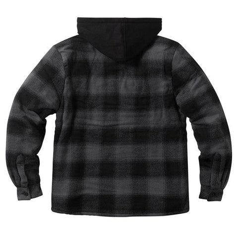 WCC Hell Bent Flannel jacket charcoal/black WEST COAST CHOPPERS MOTOVEIKALS 21