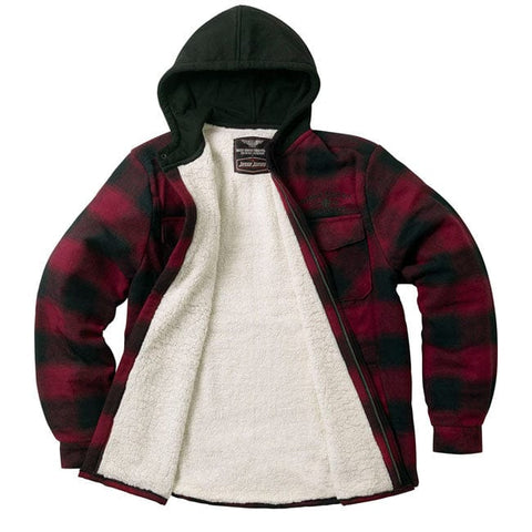 WCC Hell Bent Flannel jacket red/black WEST COAST CHOPPERS MOTOVEIKALS 21