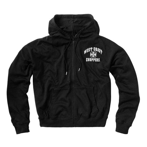 WCC Iron Oversized zip hoodie black WEST COAST CHOPPERS MOTOVEIKALS 21