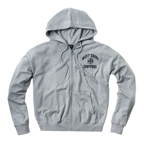 WCC Iron Oversized zip hoodie gray WEST COAST CHOPPERS MOTOVEIKALS 21
