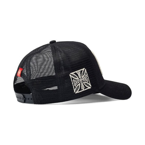WCC Motorcycle Co. 5-panel trucker cap black WEST COAST CHOPPERS MOTOVEIKALS 21