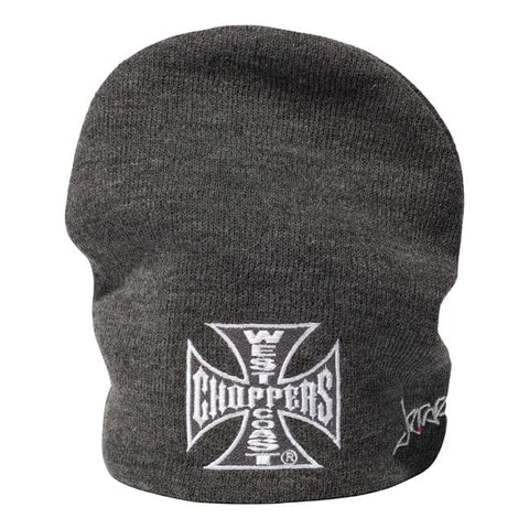 WCC OG Classic basic beanie grey WEST COAST CHOPPERS MOTOVEIKALS 21