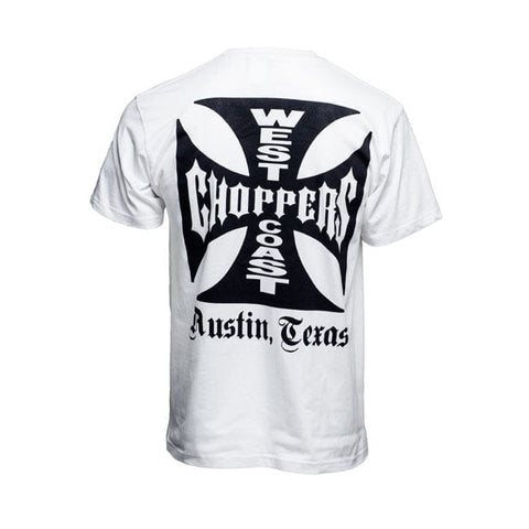 WCC OG Classic cross ATX t-shirt white WEST COAST CHOPPERS MOTOVEIKALS 21