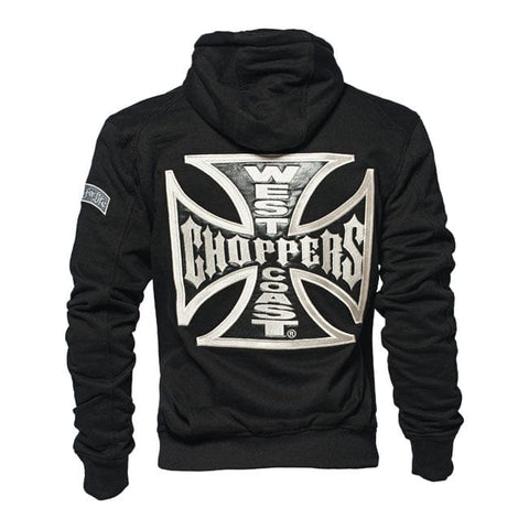 WCC OG Classic Panel zip hoodie black WEST COAST CHOPPERS MOTOVEIKALS 21