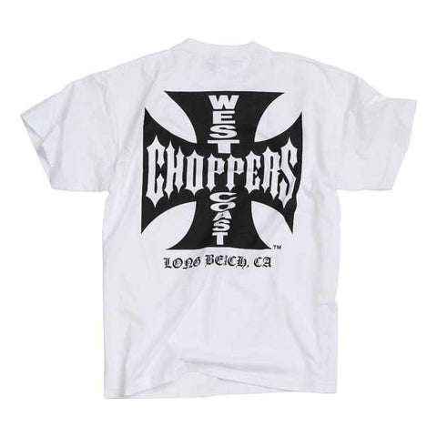 WCC OG Classic t-shirt white/black WEST COAST CHOPPERS MOTOVEIKALS 21