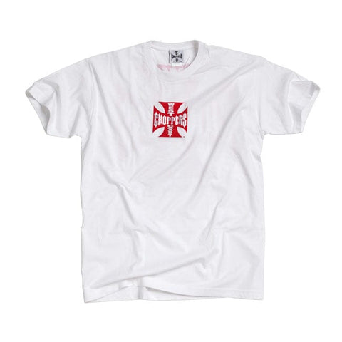 WCC OG Classic t-shirt white/red WEST COAST CHOPPERS MOTOVEIKALS 21
