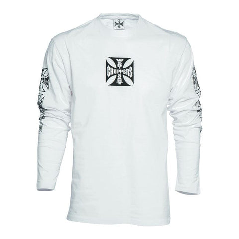 WCC OG Cross long sleeve white WEST COAST CHOPPERS MOTOVEIKALS 21