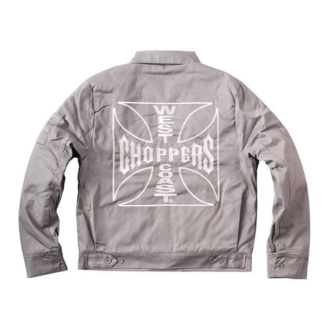 WCC OG lined workjacket silver gray WEST COAST CHOPPERS MOTOVEIKALS 21