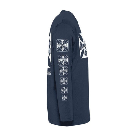 WCC OG logo ATX longsleeve navy WEST COAST CHOPPERS MOTOVEIKALS 21