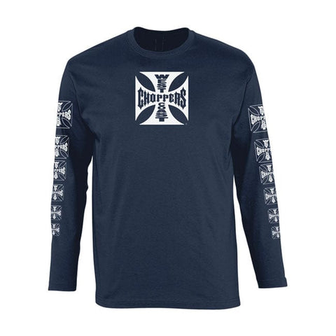 WCC OG logo ATX longsleeve navy WEST COAST CHOPPERS MOTOVEIKALS 21