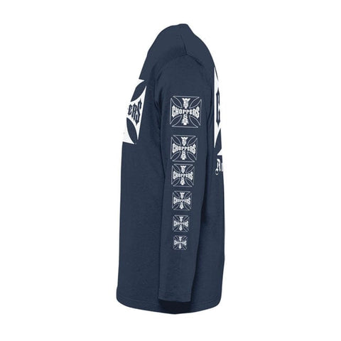 WCC OG logo ATX longsleeve navy WEST COAST CHOPPERS MOTOVEIKALS 21