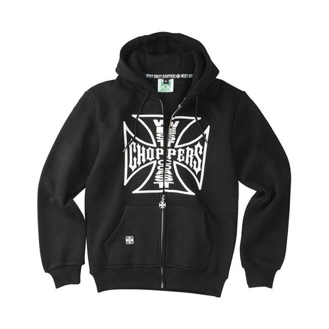 WCC OG logo zip hoodie black WEST COAST CHOPPERS MOTOVEIKALS 21