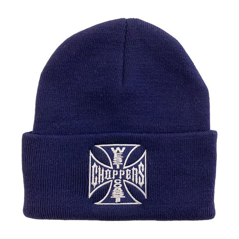 WCC OG roll-up beanie navy WEST COAST CHOPPERS MOTOVEIKALS 21