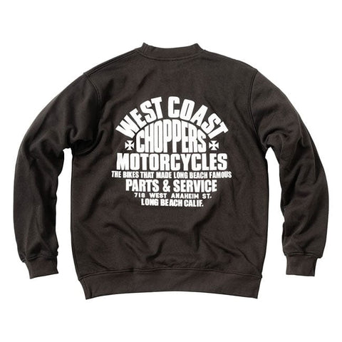 WCC Parts sweatshirt black WEST COAST CHOPPERS MOTOVEIKALS 21