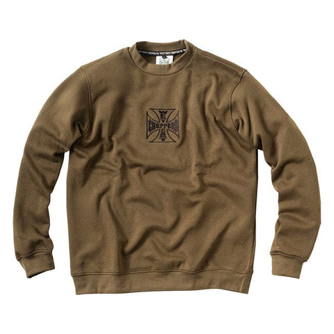 WCC Parts sweatshirt olive green WEST COAST CHOPPERS MOTOVEIKALS 21