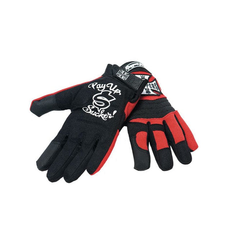 WCC riding gloves black/red WEST COAST CHOPPERS MOTOVEIKALS 21