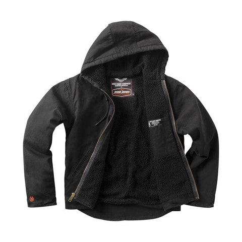 WCC Sherpa Lined work jacket black WEST COAST CHOPPERS MOTOVEIKALS 21