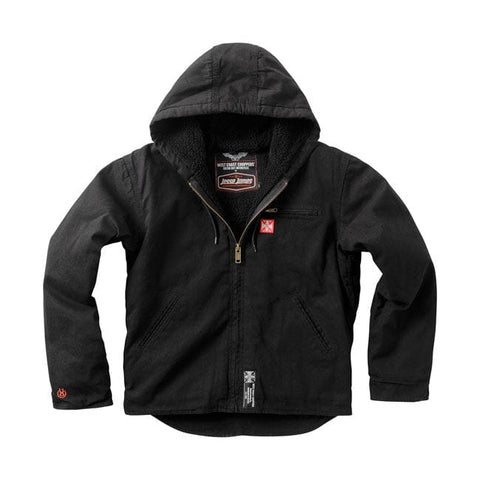 WCC Sherpa Lined work jacket black WEST COAST CHOPPERS MOTOVEIKALS 21