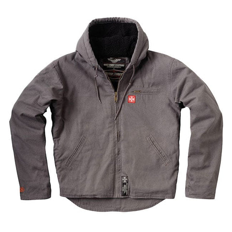 WCC Sherpa Lined work jacket charcoal WEST COAST CHOPPERS MOTOVEIKALS 21