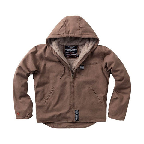 WCC Sherpa Lined work jacket frontier brown WEST COAST CHOPPERS MOTOVEIKALS 21