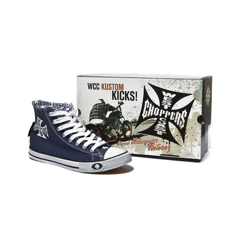 WCC Warrior hi-tops shoes navy WEST COAST CHOPPERS MOTOVEIKALS 21