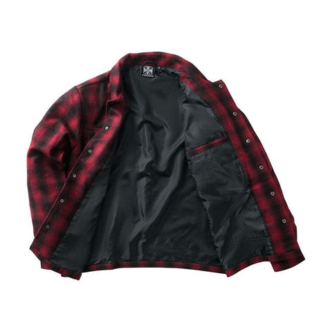 WCC Wool lined Plaidshirt red/black WEST COAST CHOPPERS MOTOVEIKALS 21