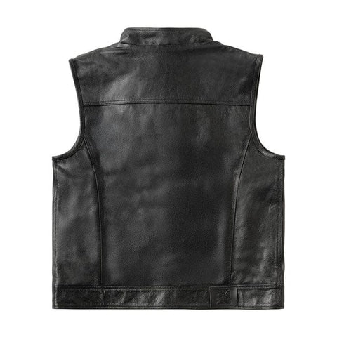 WCC x 13 1/2 Dominator leather riding vest WEST COAST CHOPPERS MOTOVEIKALS 21