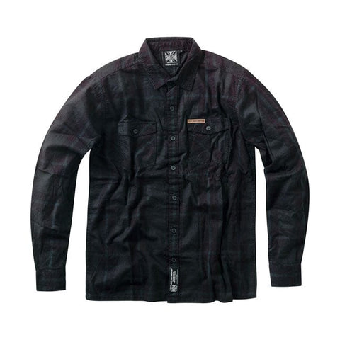WCCRigid Flannel shirt green/black WEST COAST CHOPPERS MOTOVEIKALS 21