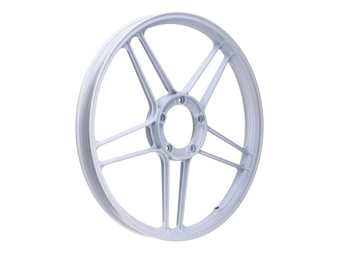 Wheel aluminum white glossy 17 inch black front, rear for Puch Maxi OEM STANDARD MOTOVEIKALS 21