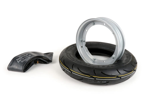 Wheel -BGM Sport, Vespa- 3.50 - 10 inch TT 59S (reinforced) - wheel rim 2.10-10 grey BGM PRO MOTOVEIKALS 21