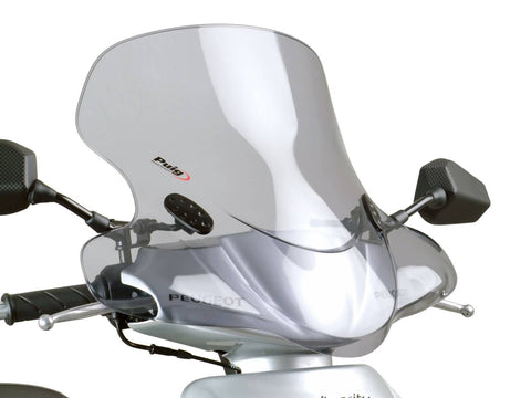 windshield Puig City Touring smoke for Peugeot Vivacity 50, 100, 125 (00-08) PUIG MOTOVEIKALS 21
