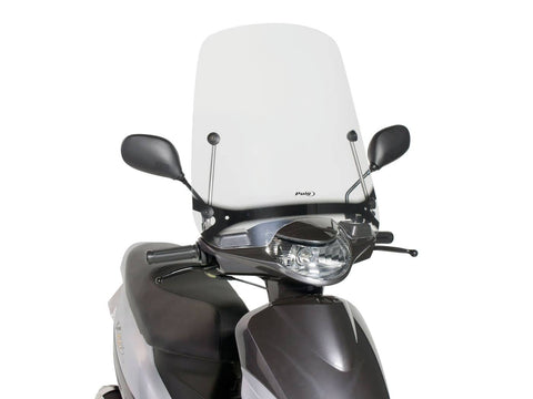 windshield Puig T.S. transparent / clear for Peugeot V-Clic PUIG MOTOVEIKALS 21