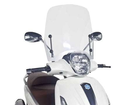 windshield Puig T.S. transparent / clear for Piaggio Beverly 125, 300 (11-14) PUIG MOTOVEIKALS 21