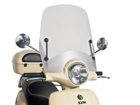 windshield Puig T.S. transparent / clear for SYM Fiddle 2 50, 125, 150 PUIG MOTOVEIKALS 21