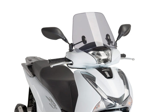 windshield Puig Trafic smoke for Honda SH Scoopy 125i, 150i 2017- PUIG MOTOVEIKALS 21