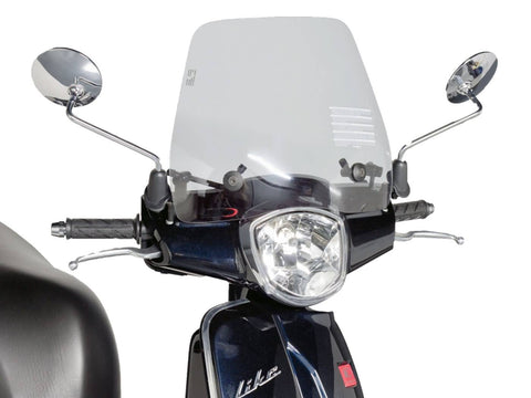 windshield Puig Trafic smoke for Kymco Like 50, 125, 200i (09-14) PUIG MOTOVEIKALS 21