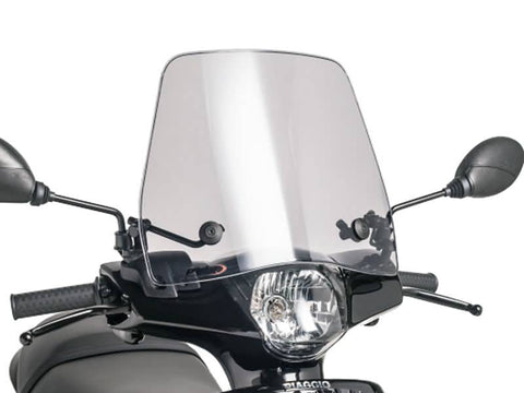 windshield Puig Trafic smoke for Piaggio ZIP 50 2T PUIG MOTOVEIKALS 21