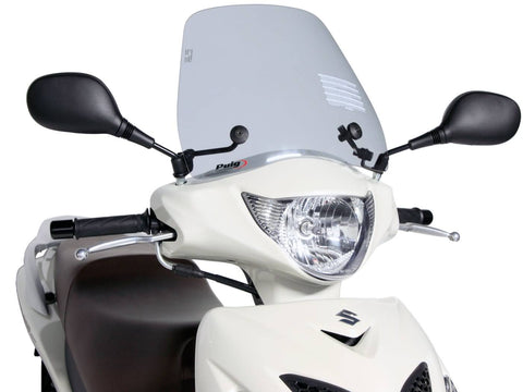 windshield Puig Trafic smoke for Suzuki Sixteen 125, 150 (08-14) PUIG MOTOVEIKALS 21