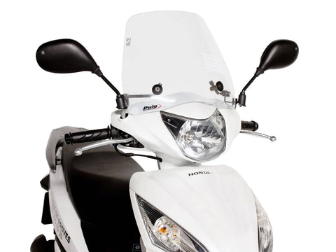 windshield Puig Trafic transparent / clear for Honda NSC Vision 50, 110 (11-14) PUIG MOTOVEIKALS 21