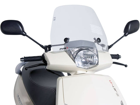 windshield Puig Trafic transparent / clear for Peugeot Vivacity 50 (09-14) PUIG MOTOVEIKALS 21