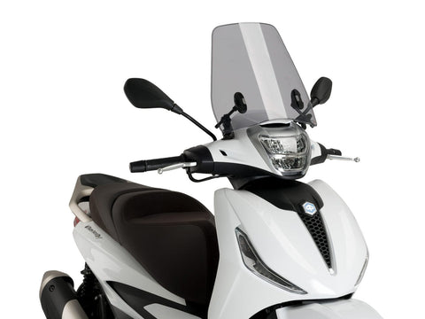 windshield Puig Urban smoke for Piaggio Beverly 300, 400 ie 2021- PUIG MOTOVEIKALS 21
